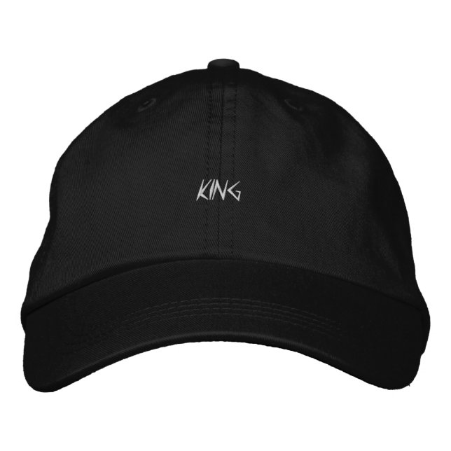 Boné Elegante Chapéu Preto de Algodão com Texto Proemin (Frente)