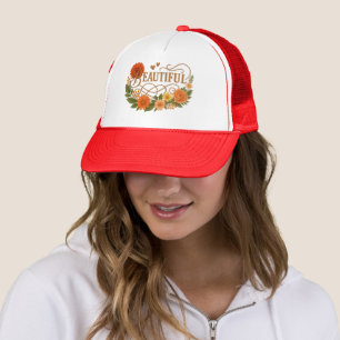 Boné Elegante de Espuma com Bordado Estilo Trucker