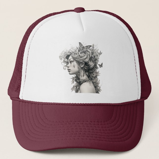 Boné Elegante Personalizado Moderno simples (Frente)
