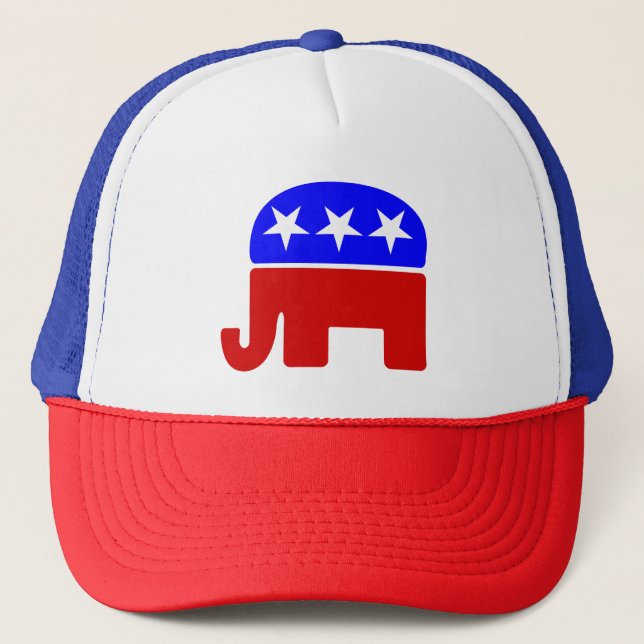 Boné eleições republicanas de elefantes (Frente)