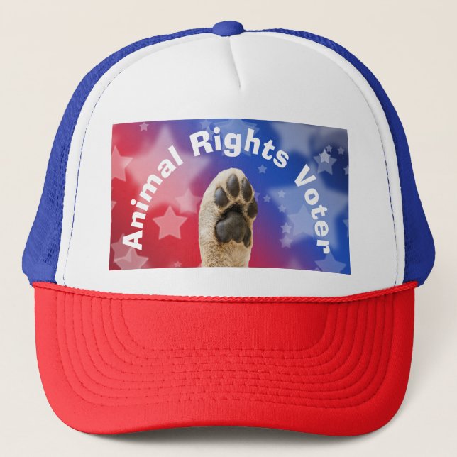 Boné Eleitor dos Direitos dos Animais (Frente)