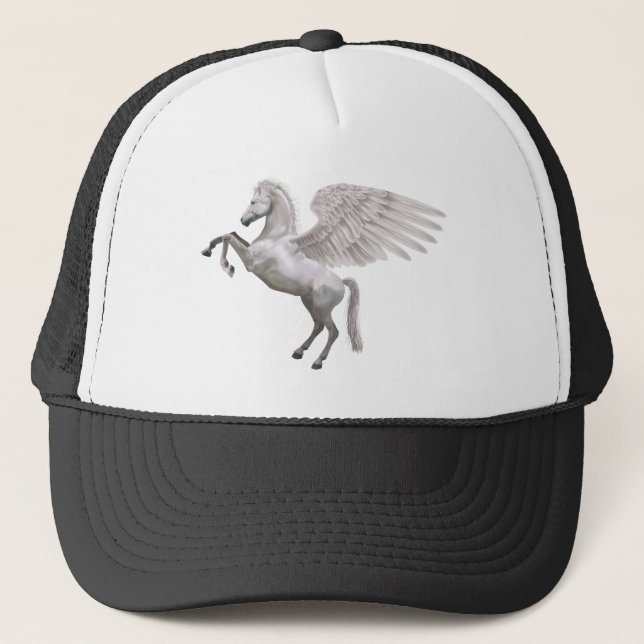 Boné elevando a ilustração do cavalo de pegasus (Frente)