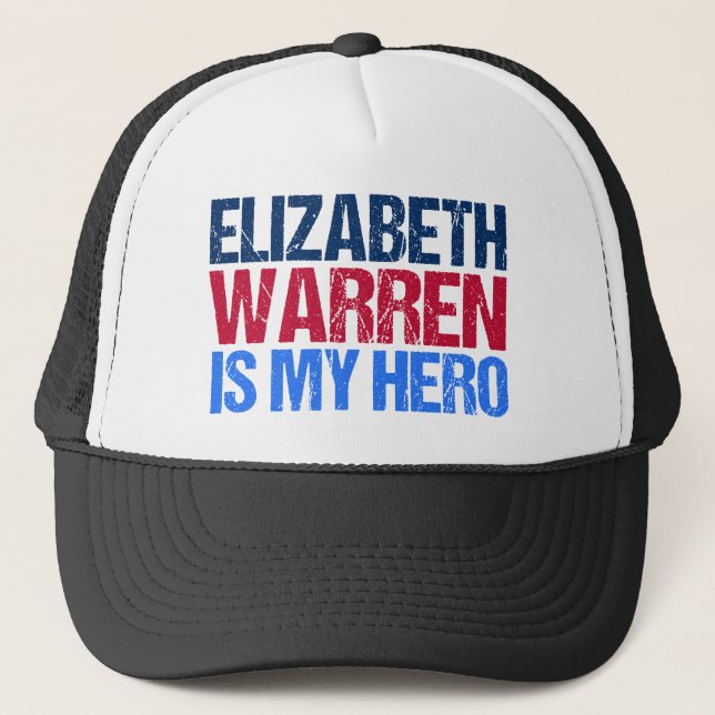 Boné Elizabeth Warren é o meu herói (Frente)