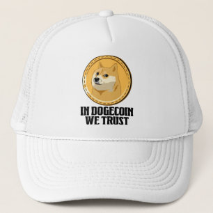 Boné Em Dogecoin Nós Confiamos Em Criptomoeda Cripto F