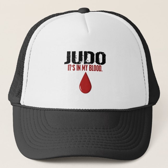 Boné Em meu JUDO do sangue (Frente)