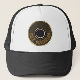 Boné Embalagem de bronze do escudo de 357 magnum