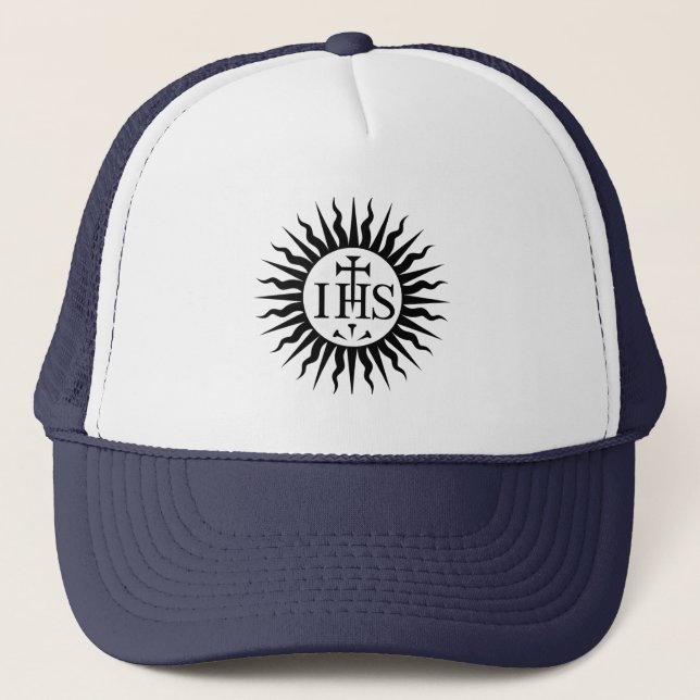 Boné Emblema da Companhia de Jesus Monograma (Frente)