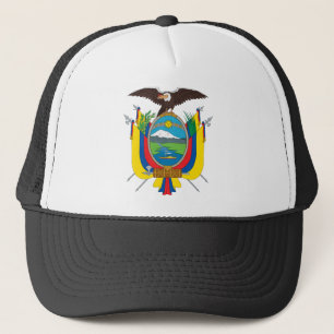 Boné emblema de Equador