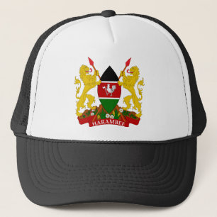 Boné emblema de kenya