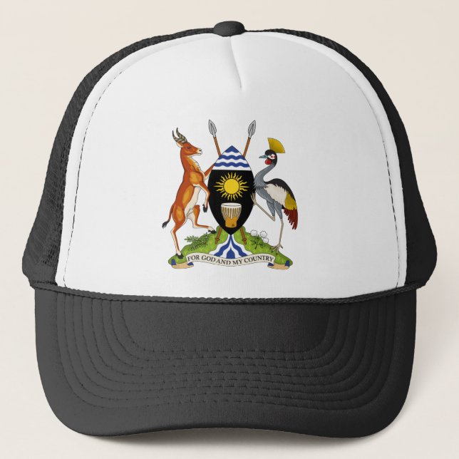 Boné emblema de uganda (Frente)