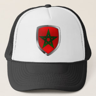 Boné Emblema Metálico de Marrocos