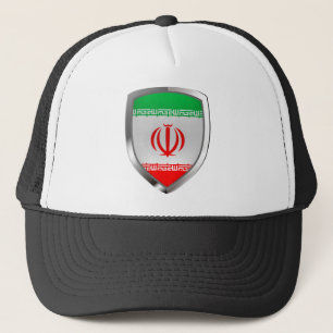 Boné Emblema Metálico Iraniano