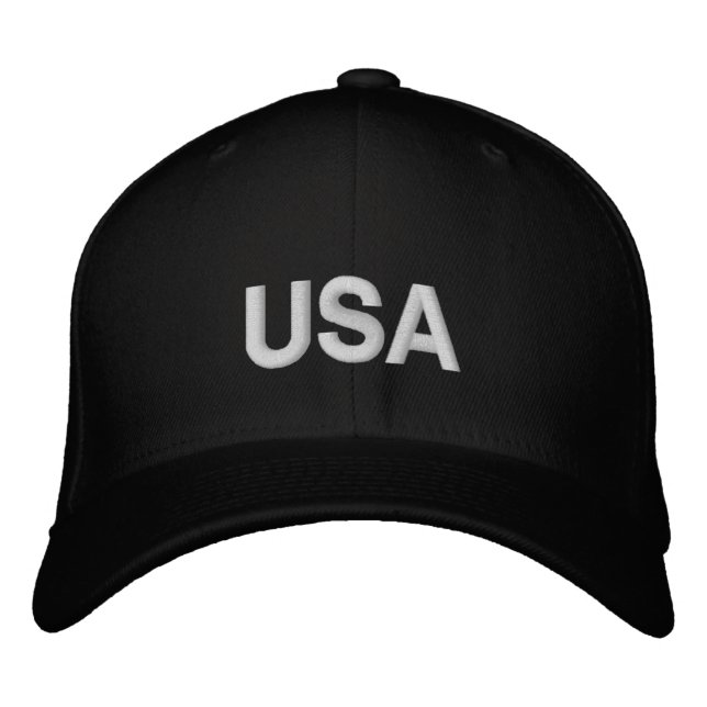 Boné Embroidered USA Design Adjustable Baseball Cap (Frente)