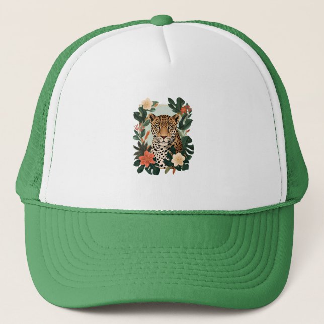 Boné Emerald Jaguar Tropical Cap (Frente)
