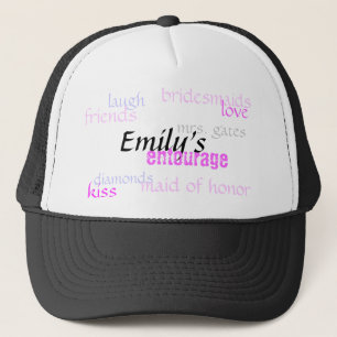 Boné Emily, séquito, damas de honra, amor, diamantes