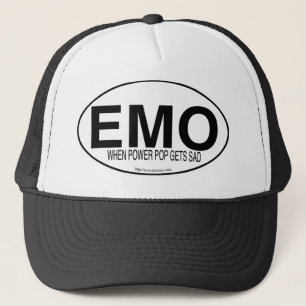Boné Emo Music Fun Euro Oval Decal Style Slogan