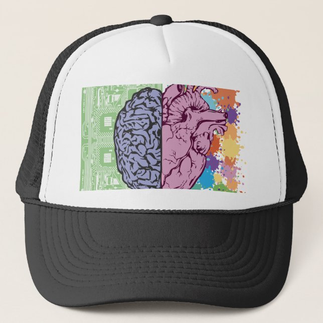 Boné emoção do equilíbrio do coração cerebral (Frente)
