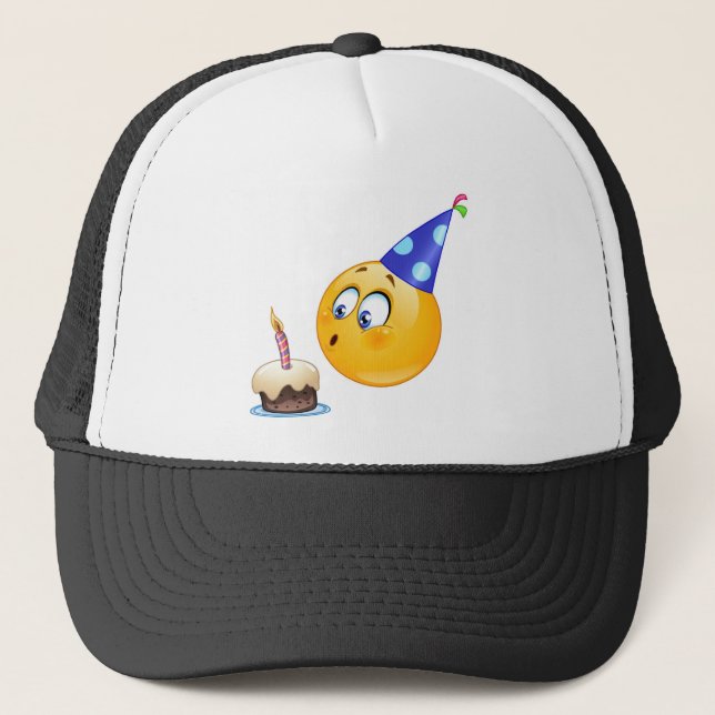 Boné emoji de aniversário (Frente)