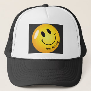 Boné Emoji de Manter Sorriso Adorável Elegante Bonito-C