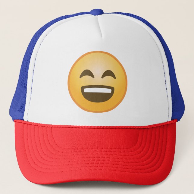Boné Emoji de sorriso (Frente)