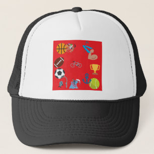 Boné emoji desportivo