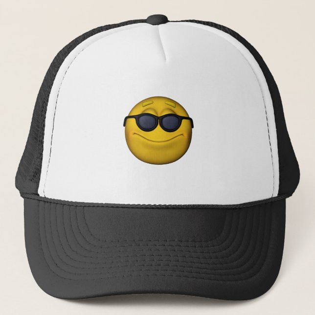 Boné Emoticon With Sunglasses (Frente)