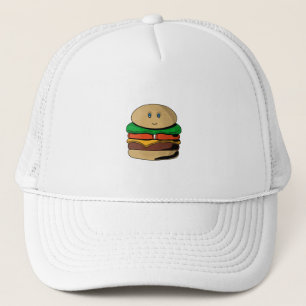 Boné Encantável Burger Hamburger Kawaii