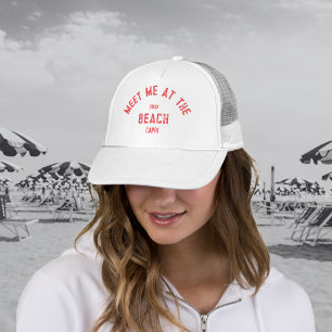 Boné Encontre-me Na Praia Personalizado