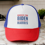 Boné Enfermeiras Para A Eleição Presidencial De Biden H<br><div class="desc">Mostre seu apoio ao tíquete Biden-Harris 2024</div>