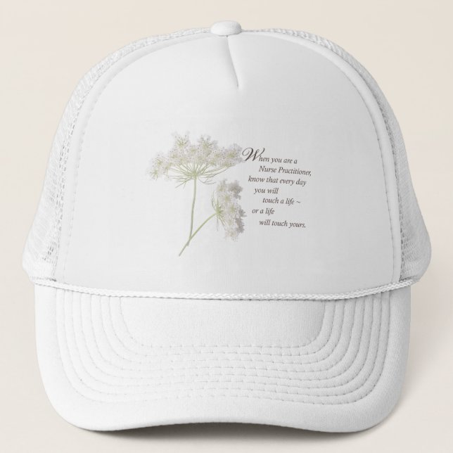 Boné Enfermeiro Touch Vive flor selvagem (Frente)