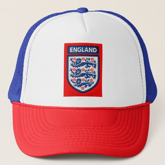 Boné England International Football club Trucker Hat (Frente)