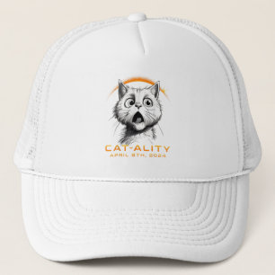 Boné Engraçado 2024 Eclipse Solar Cat-ality Total Ecl S