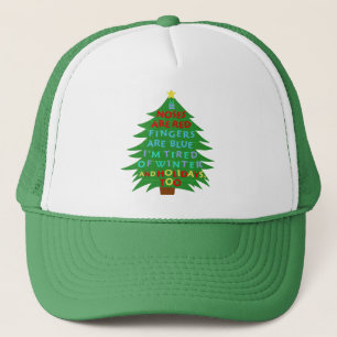 Boné Engraçado Bah Humbug Poema de Natal