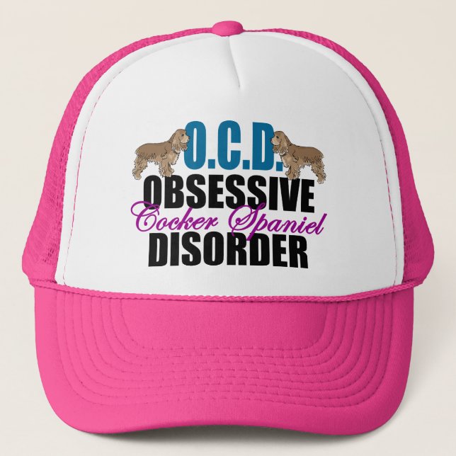 Boné Engraçado Cocker Spaniel (Frente)