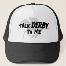 Engraçado Conversar Derby para Mim Trucker Hat