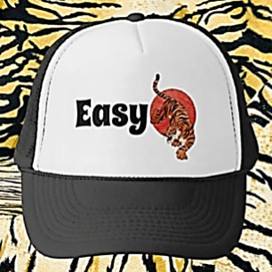 Boné engraçado de caminhoneiro "Easy Tiger" – Tipo