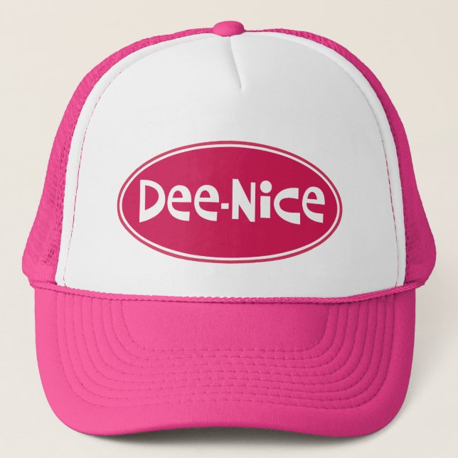 Boné Engraçado "Dee-Nice" (Denise) (Frente)