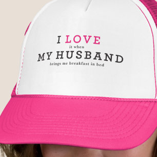 Boné Engraçado Eu Amo Quando Meu Marido