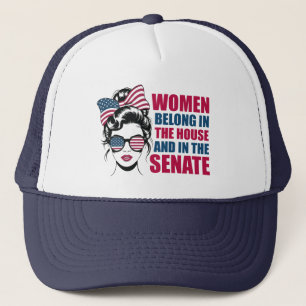 Boné Engraçado Feminista Americano Citação Política