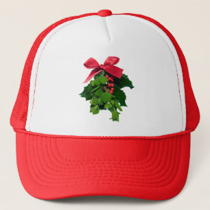 Boné Engraçado Mistletoe Hat