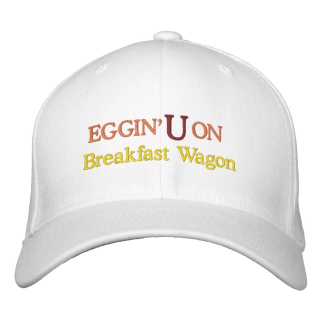 Boné Engraçado Novelty Mens Esportivo EGGIN'UON (Frente)