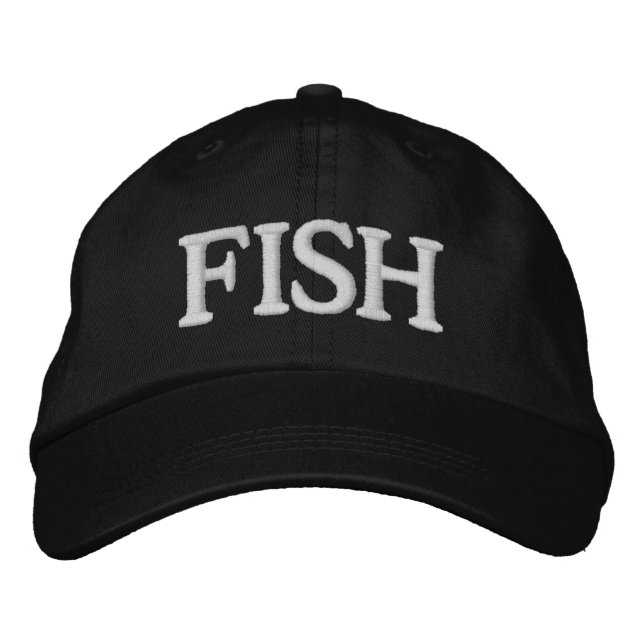 Boné Engraçado Novelty Mens Fashion Style FISH (Frente)