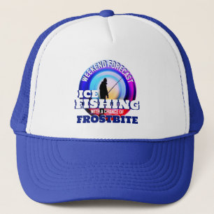Boné Engraçado Pesca De Gelo