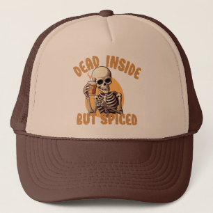Boné Engraçado Pumpkin Spice, Dentro Morto de  Mas Pica