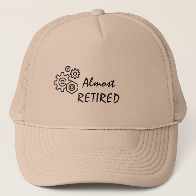 Boné Engraçado Quase Aposentado (Frente)