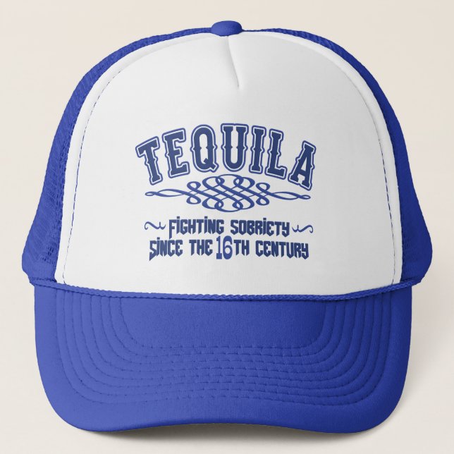 Boné Engraçado TEQUILA Trucker Hat (Frente)