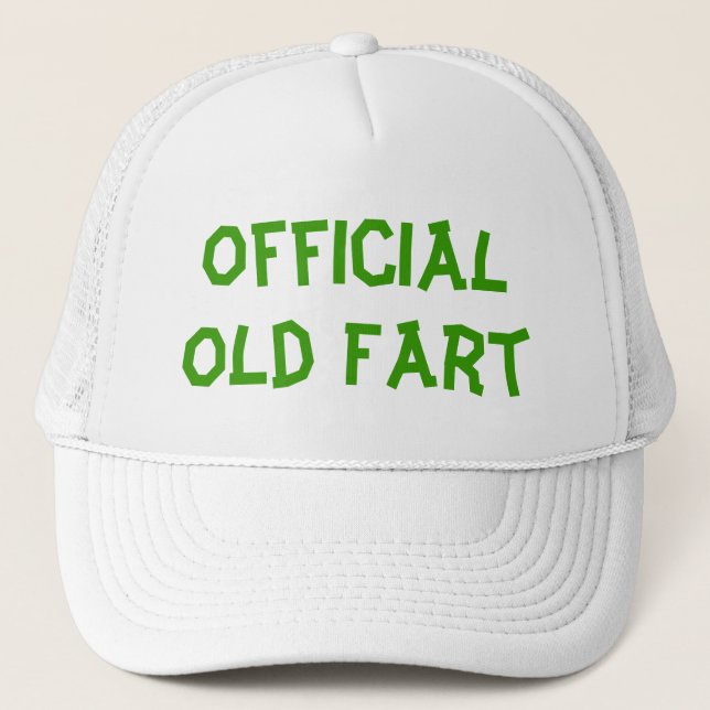Boné Engraçado velho Fart Hat Birthday Gift (Frente)