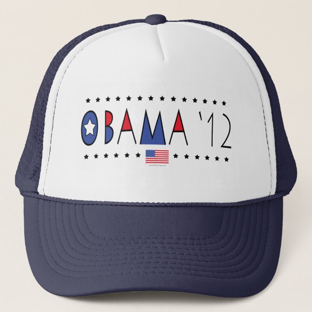 Boné Engrenagem do presidente Barack Obama 2012 (Frente)