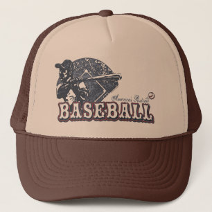 Boné Engrenagem retro do basebol do vintage por