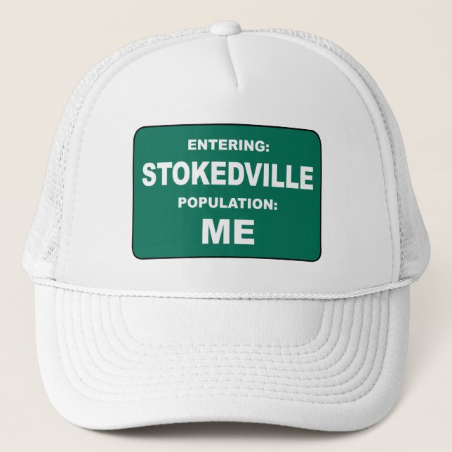 Boné Entrando na População de Stokedville Me (Frente)